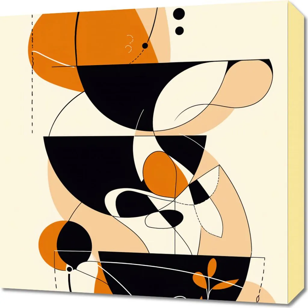 Arreda con l'Anima: Quadro 50x50 Cerchi Danzanti per Ambienti Relax