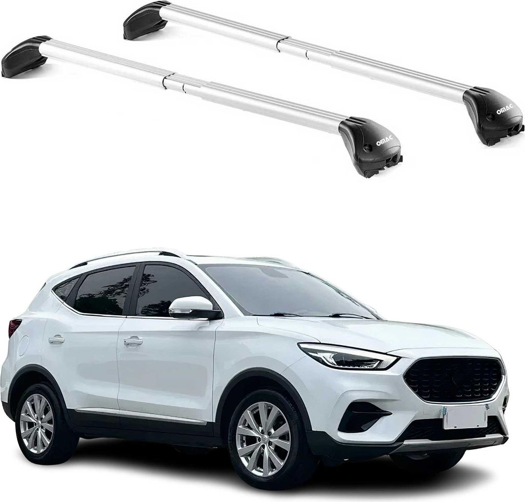 Dachträger Grundtäger für MG ZS / ZS EV 2017-2024 100kg Aluminium Silber 2x ABE