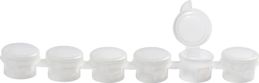 Cordon de pots de peinture vides pour maquettes et miniatures, 20 unités