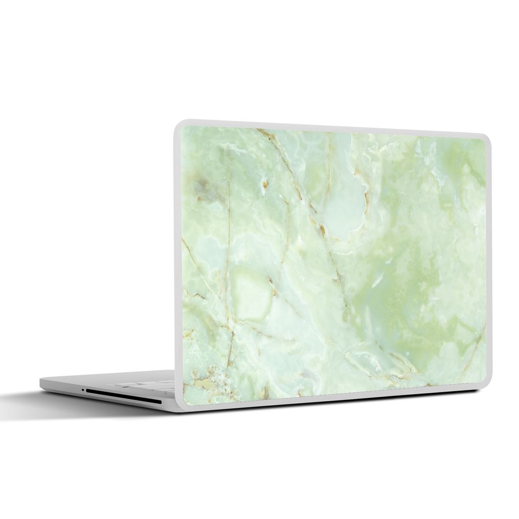 MuchoWow Laptop Aufkleber Sticker Cover Buntes Gestein mit Schattierungen 36.5x27.5 cm - Laptop-Sticker