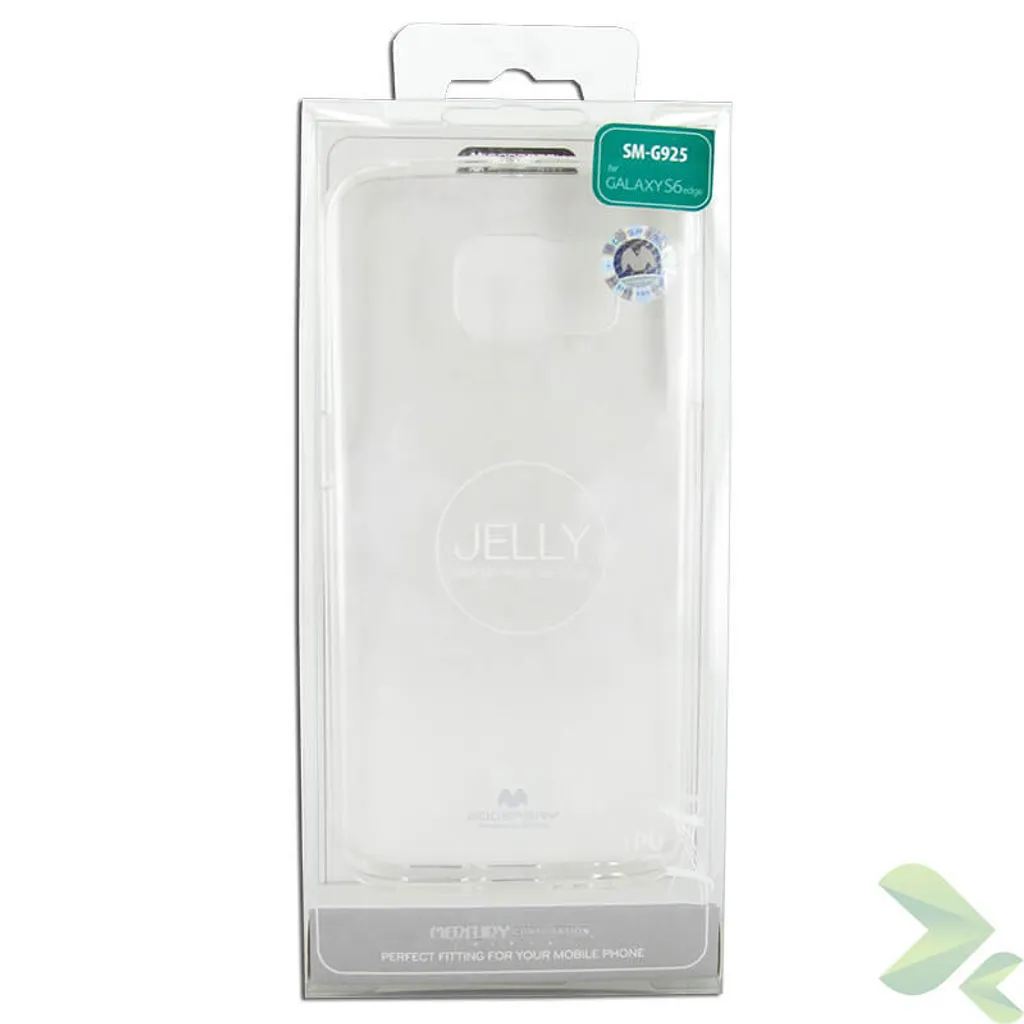 Cover Trasparente Samsung Galaxy S6 Edge Mercury Jelly - Alta Qualità