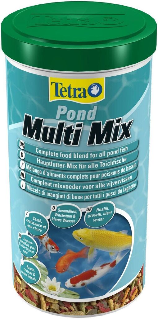 Tetra Pond Multi Mix cibo per pesci in scaglie da 1 litro Immagine del prodotto 