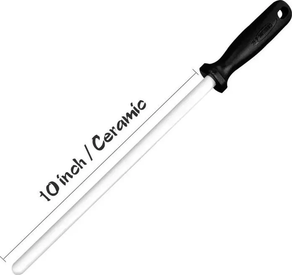 Acciaino Ceramica 10 Pollici Professionale | Affilatore Coltelli Cucina