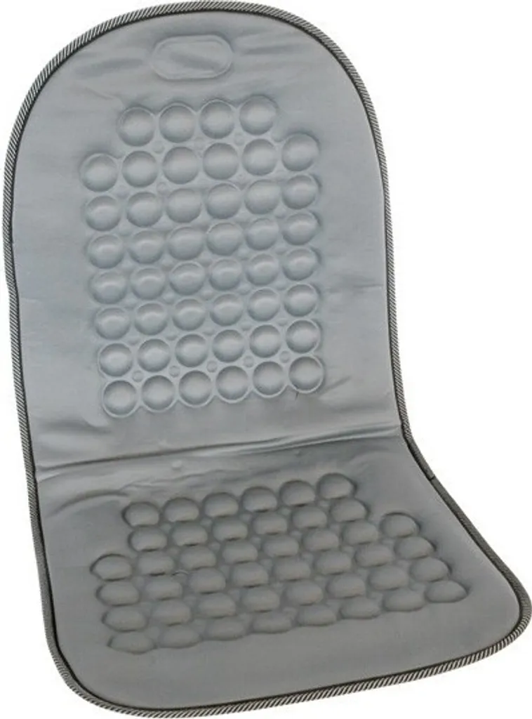 Elegante Cuscino Carpoint Grigio con Sfere di Legno 90x45cm - Regalo