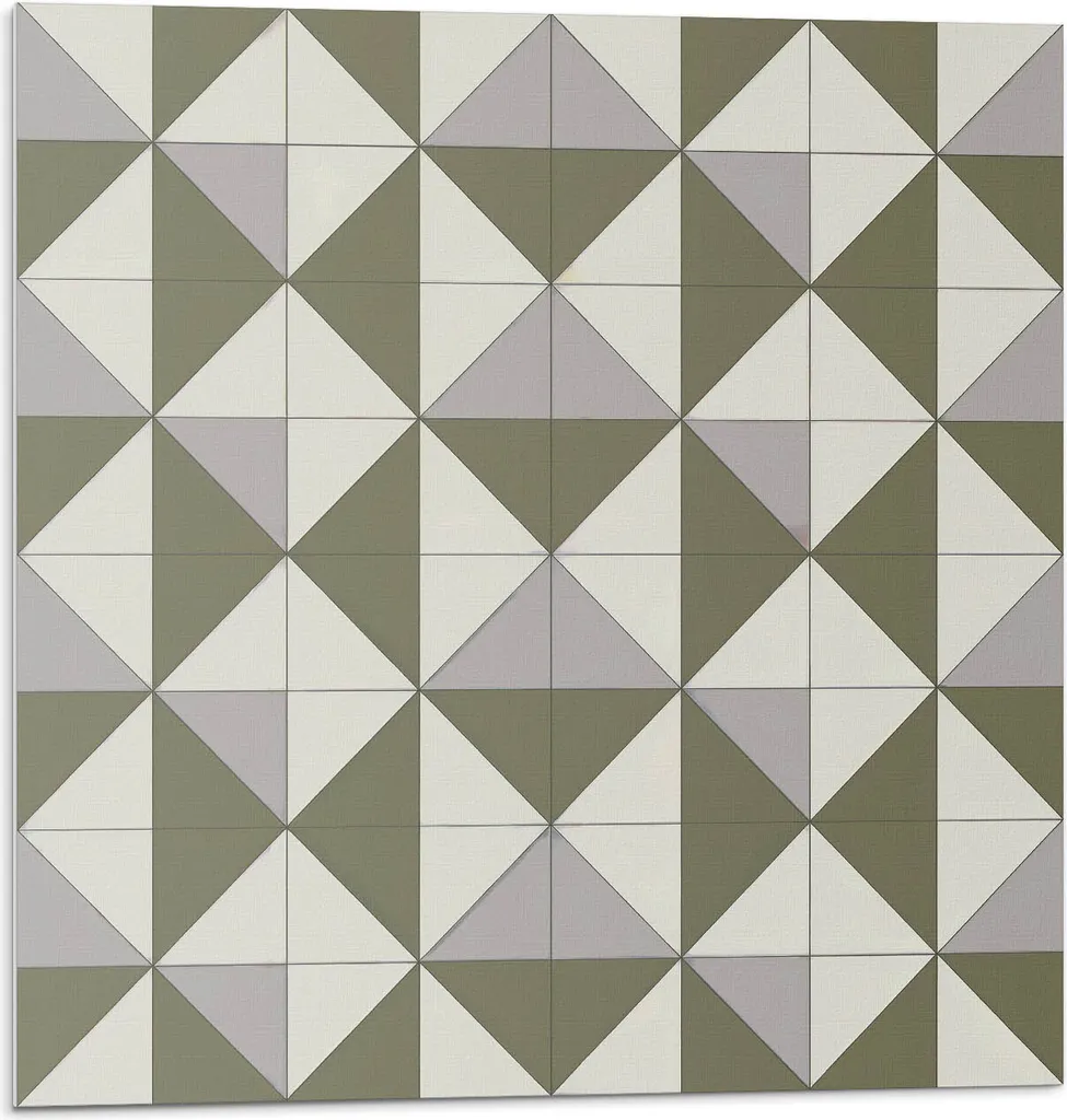 Rivestimento Murale PVC 20x20 Geometrico - 20 Piastrelle Vinile