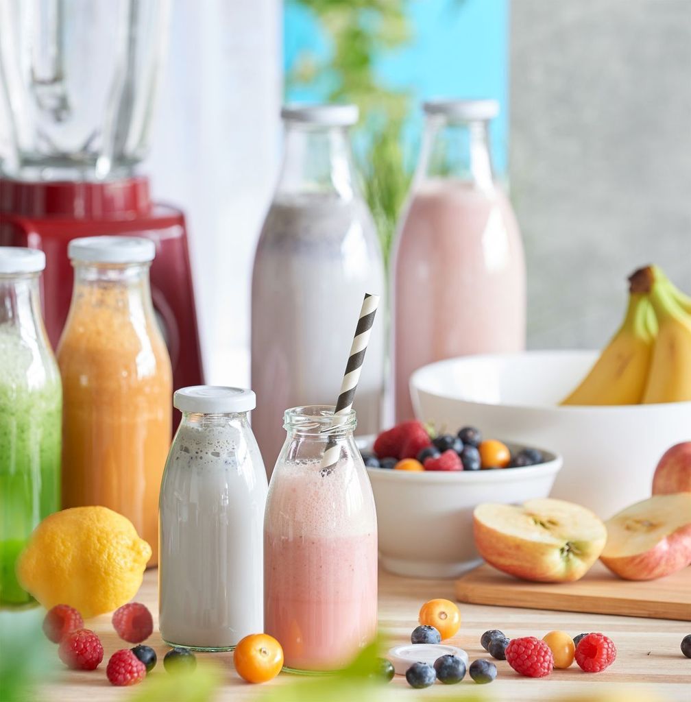 Milchflaschen 0,5L Smoothie Saft Flaschen 500ml leere Produktbild 5
