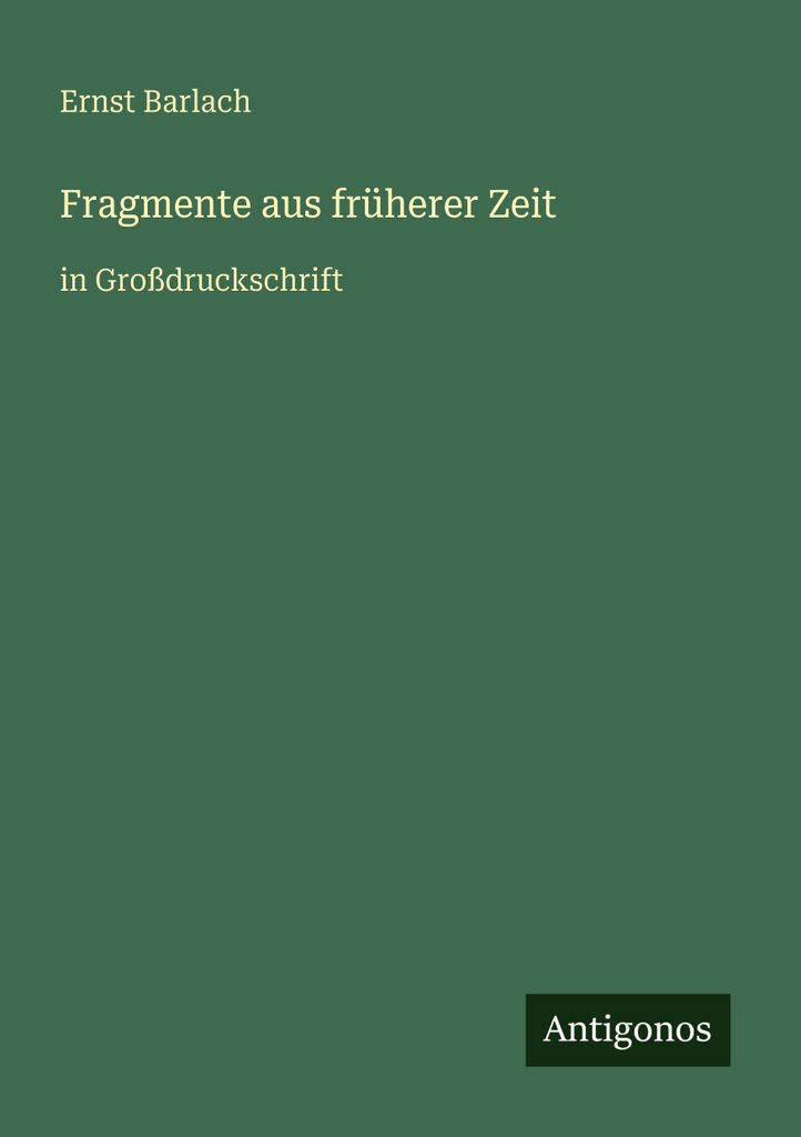 Fragmente aus früherer Zeit