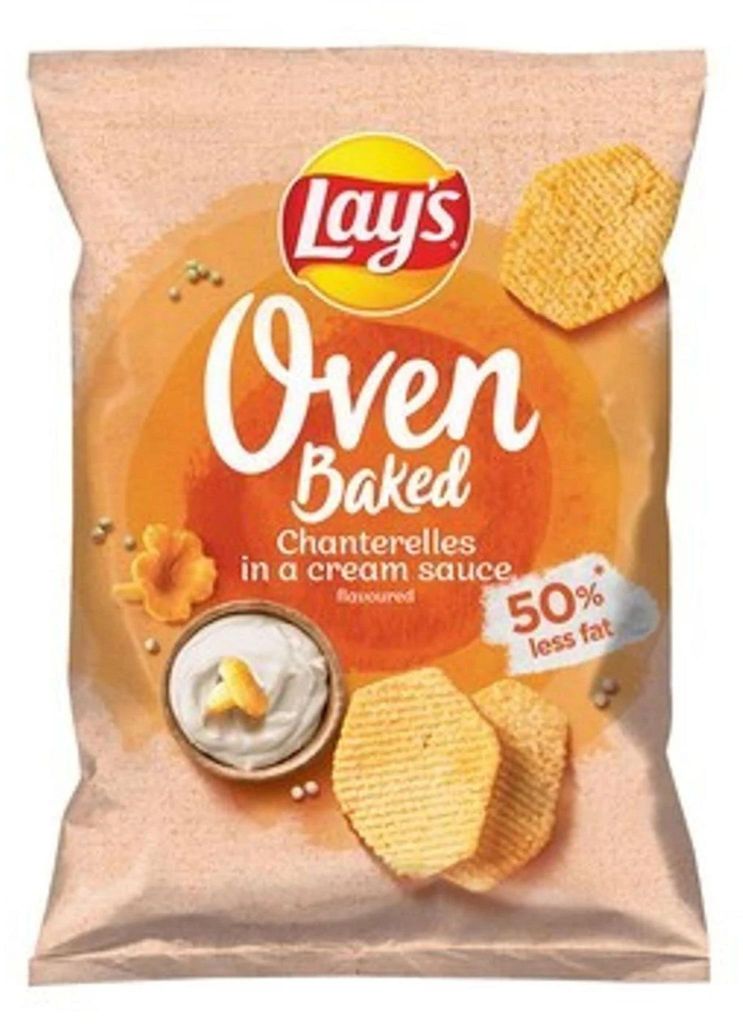 Chipsy Lay's Oven Baked s příchutí smetanových žampionů 110 Obrázek produktu 