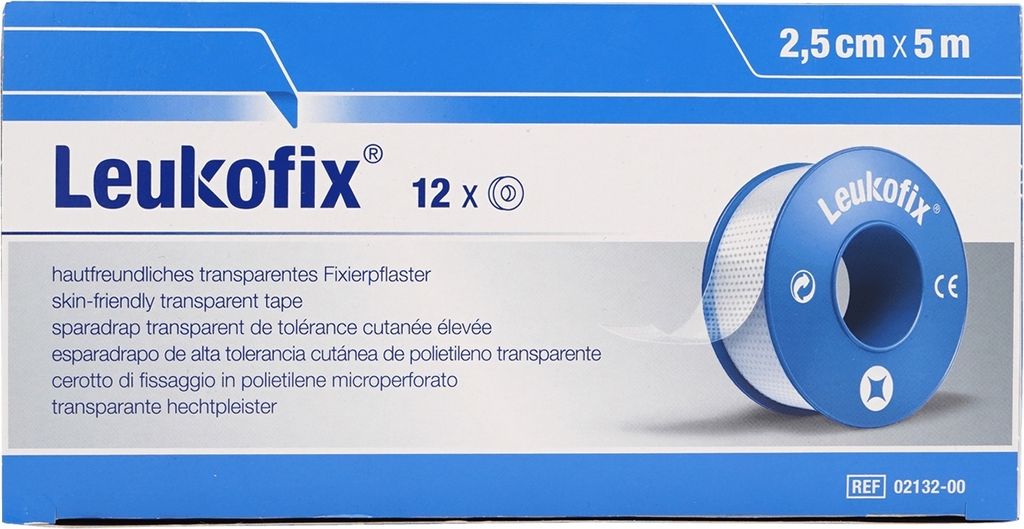 Pansement Leukofix 2,5 cmx5 m 12 pces Image du produit 