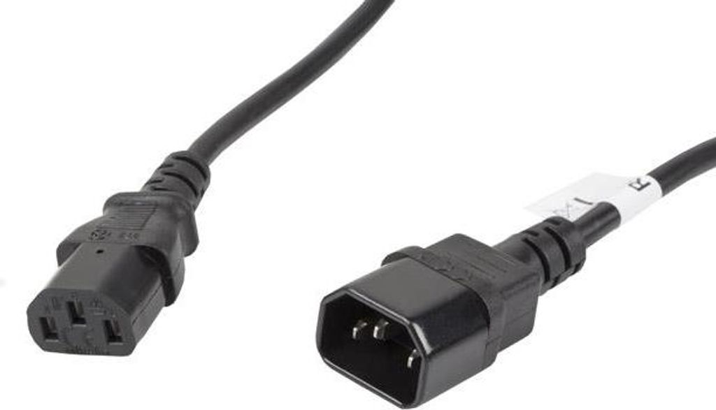 Lanberg CA-C13E-11CC-0050-BK, 5 m, C13-Koppler, C14-Koppler