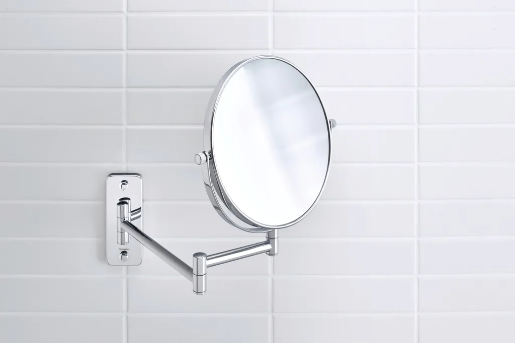 Miroir Grossissant de Salle de Bain Duravit D-Code avec Bras Extensible - 4