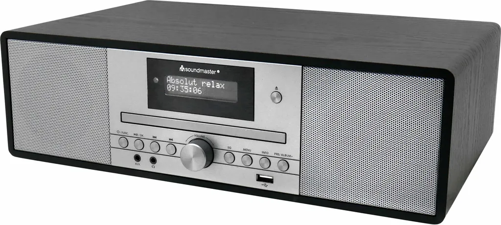 Micro Chaîne Radio DAB+ Bluetooth Soundmaster DAB980SW pour le Salon