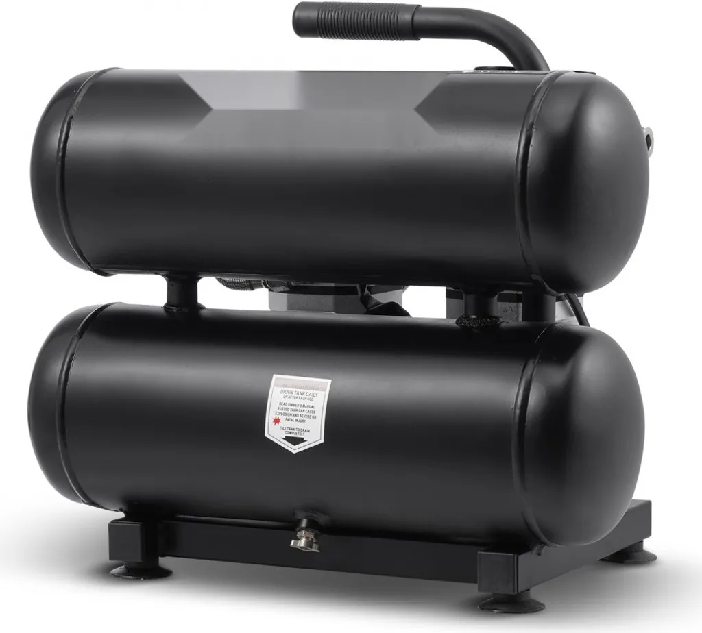 Compresseur sans huile 18L 120 PSI - Appareil à air comprimé silencieux