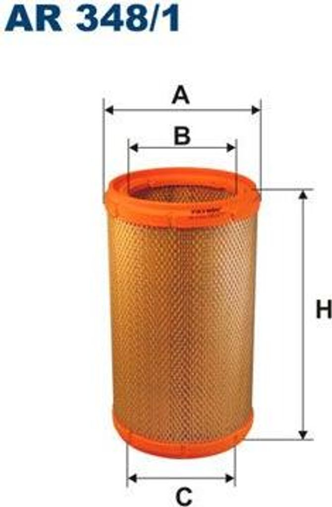 FILTRON AR 348/1 Luftfilter OE 60603977 kompatibel mit Kappa, Spider, Alf. GTV, Alf. GT, Alf. 166, Alf. 156, Alf. 147