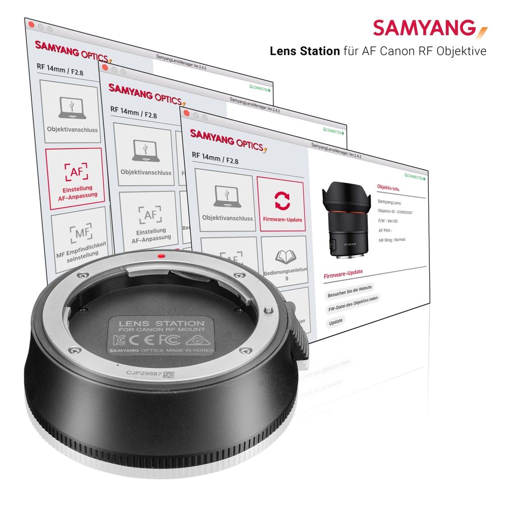 Samyang lens station for Canon RF Immagine del prodotto 