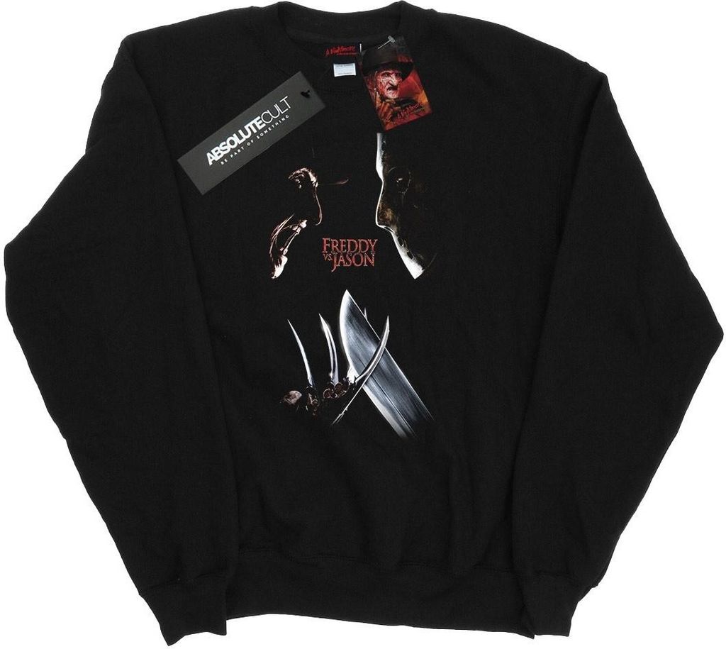 A Nightmare On Elm Street - "Freddy Vs Jason" Sweatshirt für Herren BI42932 (S) (Schwarz)
