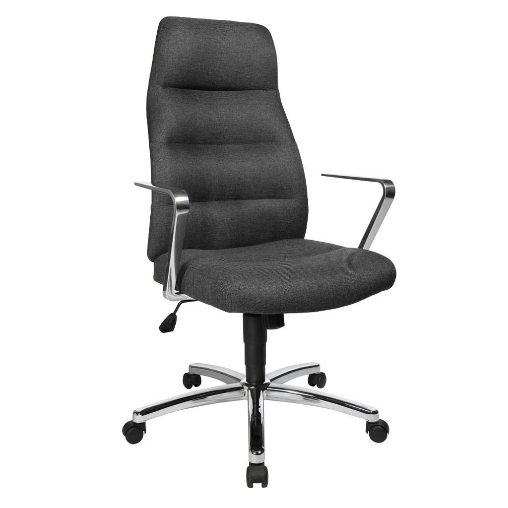 Topstar Chefsessel Chairman 70, NC79R DC2 anthrazit, chrom Stoff