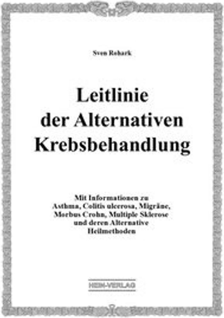 Leitlinie der Alternativen Krebsbehandlung