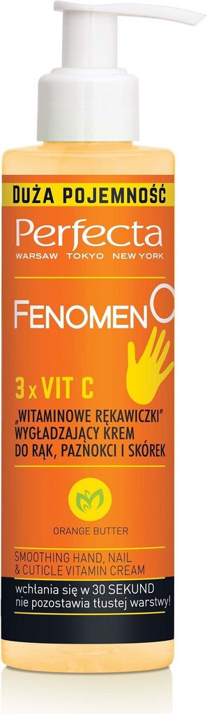 PERFECTA Fenomen C Vitamin Handschuhe glättende Handcreme für Nägel und Nagelhaut 195ml