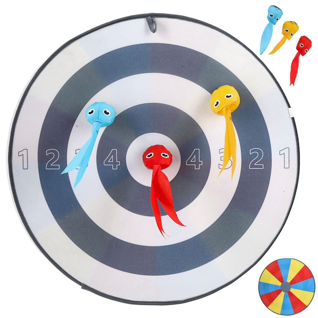 Wurfspiel Klettball Set Ø 50cm Polyester Kunststoff Produktbild 