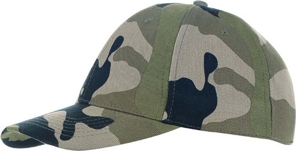 SOLS Uni Buffalo Baseballkappe PC372 (Einheitsgröße) (Camouflage)