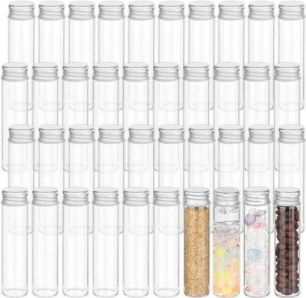 Lot de 50 flacons vides anti-fuites de 23 ml pour voyage et organisation