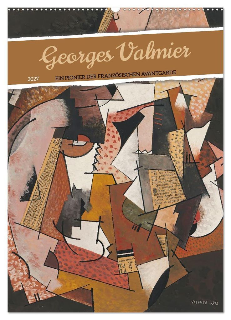 Georges Valmier (Wandkalender 2027 DIN A2 hoch), CALVENDO Monatskalender