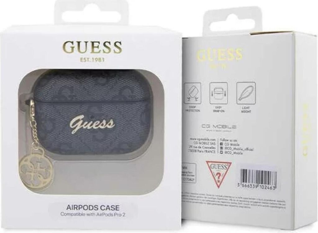 Kolekcia Guess 4G Charm - puzdro AirPods Pro 2 (čierne) Obrázok produktu 4