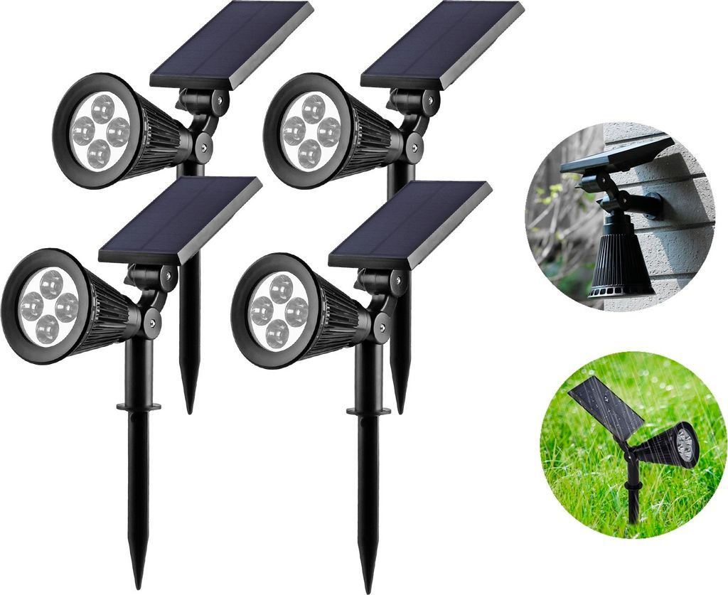 Forever Solar Gartenstrahler IP65 Wasserdicht Gartenleuchte Produktbild