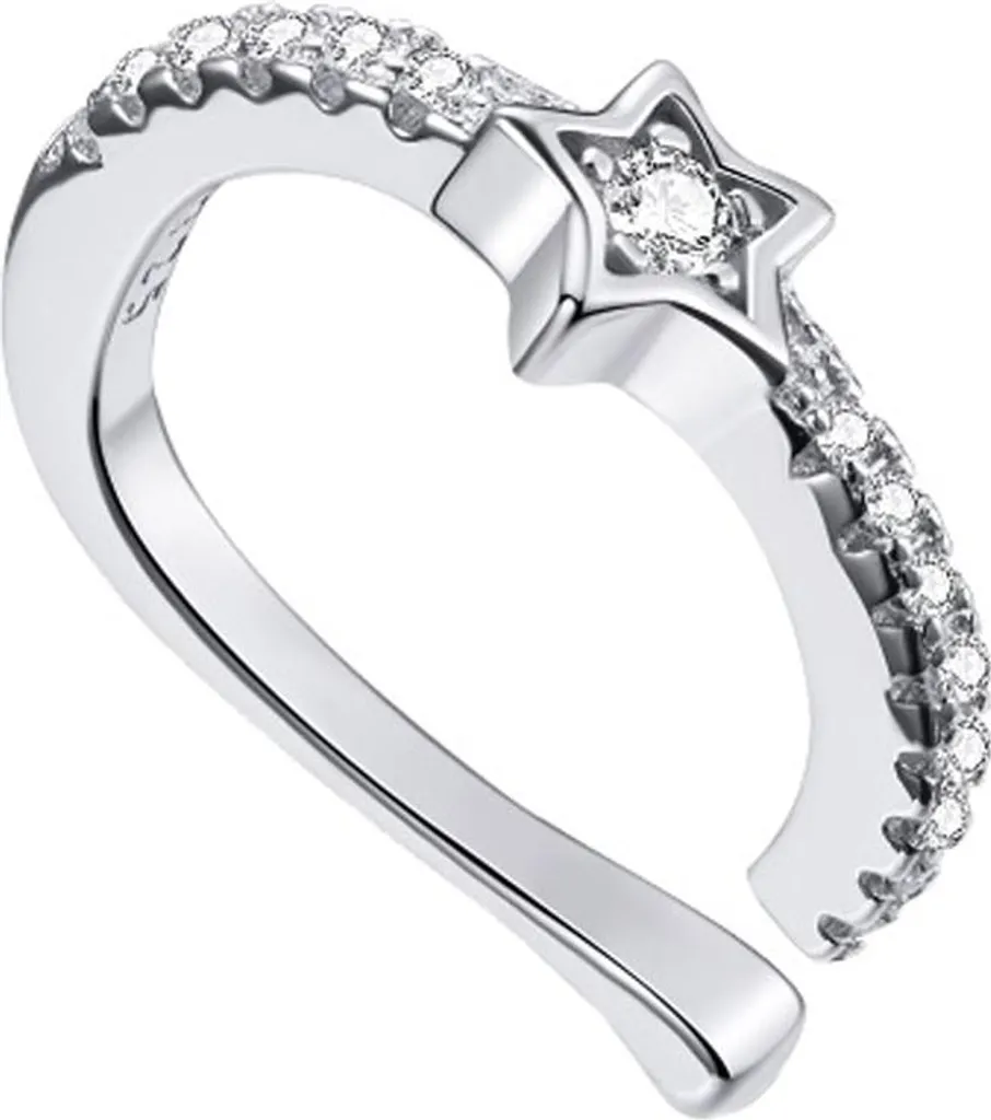 Orecchini Stella Argento 925 Piccoli con Strass | Gioielli Daily