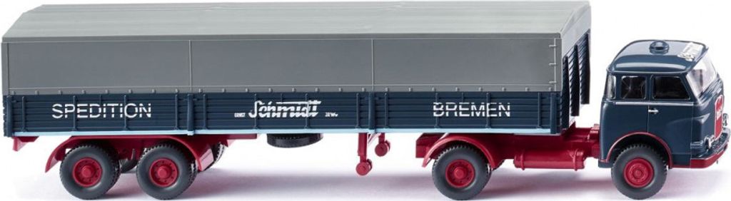 Wiking LKW MAN Pausbacke PrSz Spedition Schmidt Bremen 051404