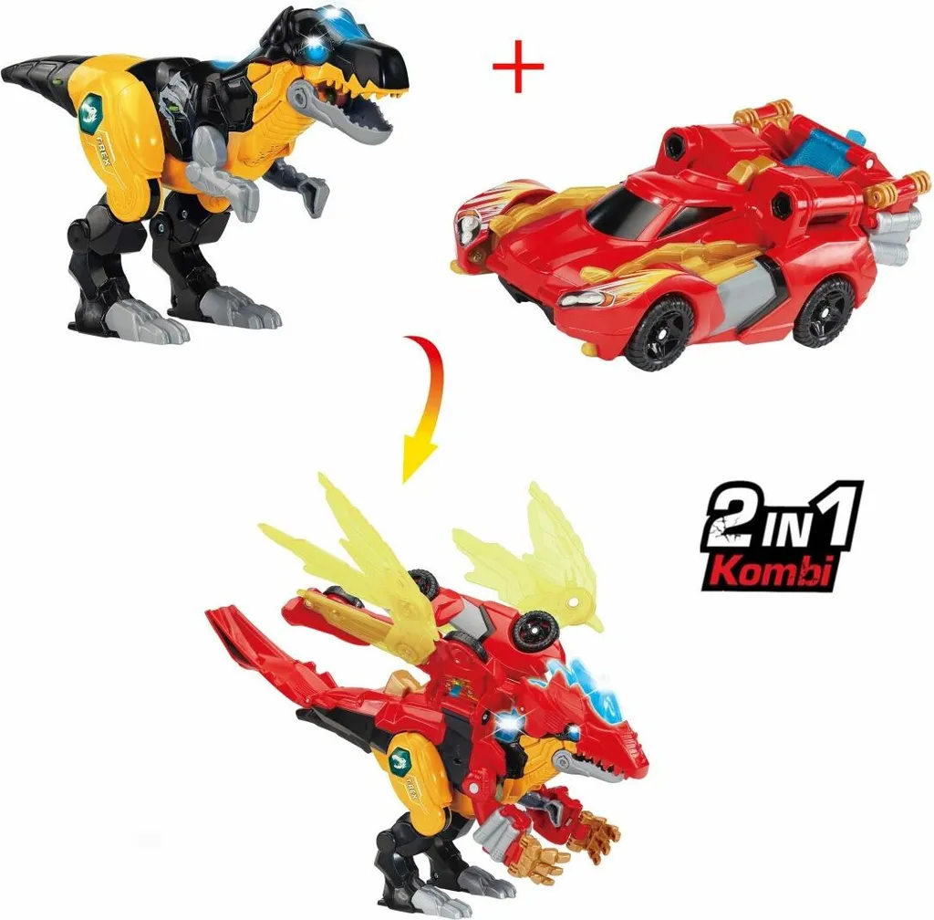 VTech Mega Drache Switch & Go Interactif avec Écran LCD Animé