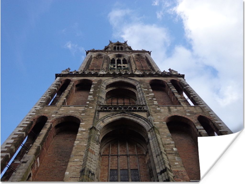 MuchoWow Poster Domturm - Utrecht - Himmel 120x90 cm - Wandbild
