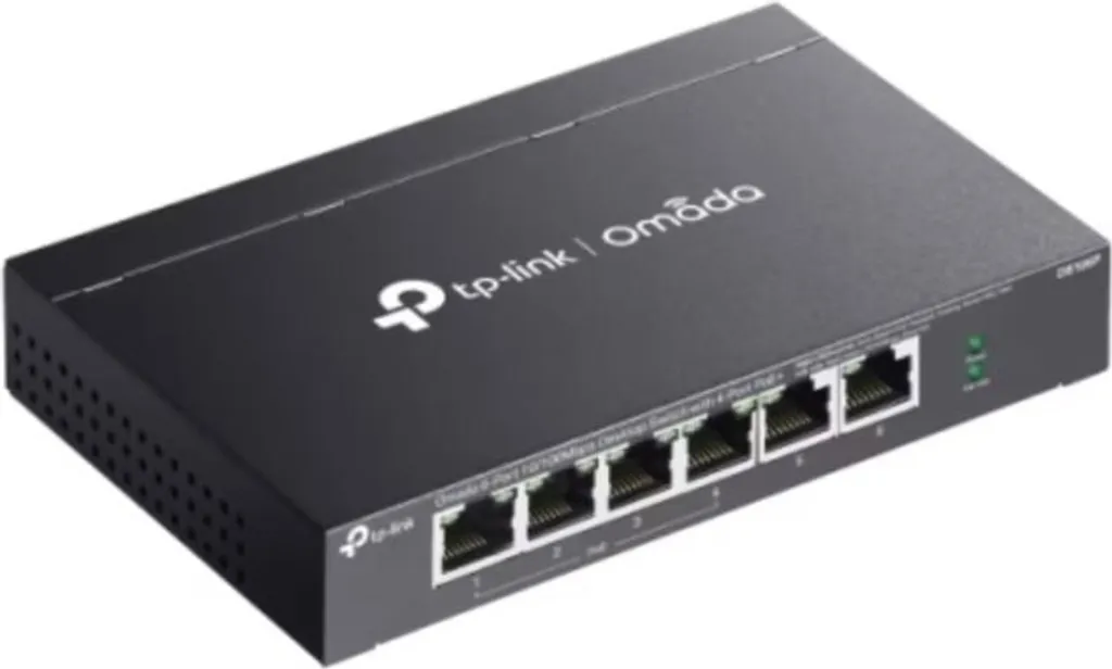 TP-Link Omada DS106P Switch 6 Porte PoE+ 10/100 | Prezzo e Qualità