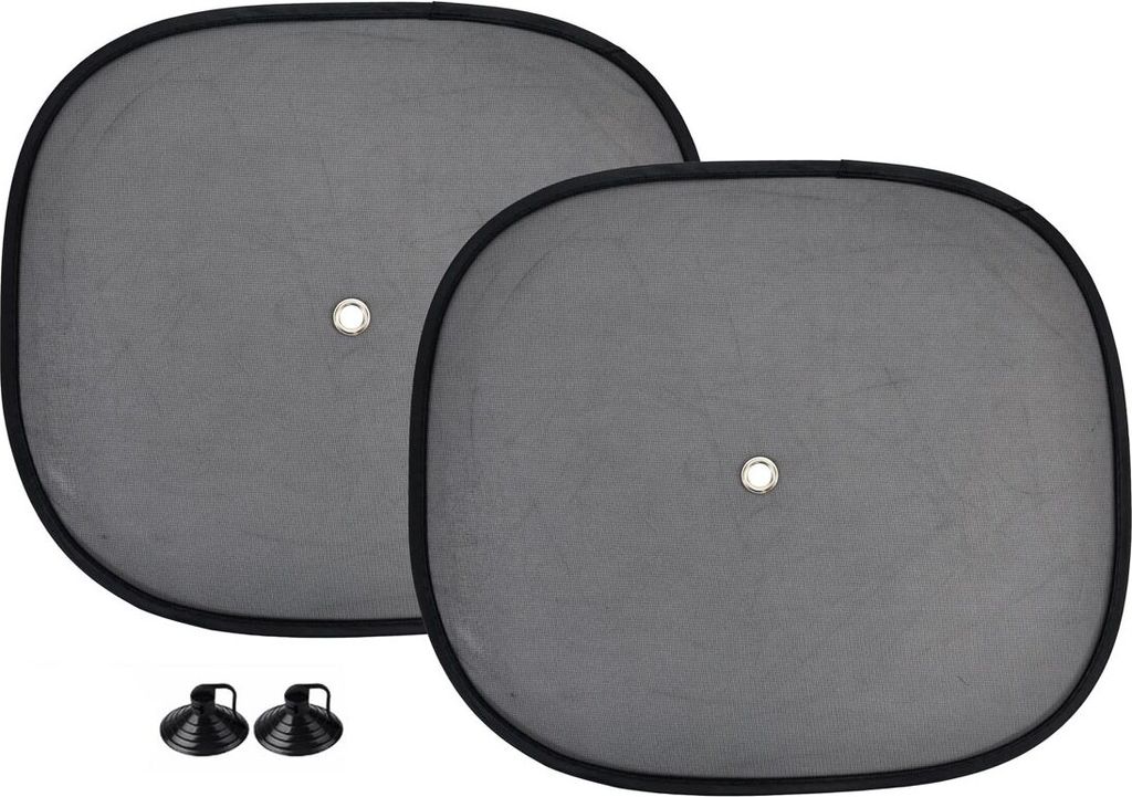 AMiO Auto Sonnenschutz Seitenscheibe faltbar Schwarz