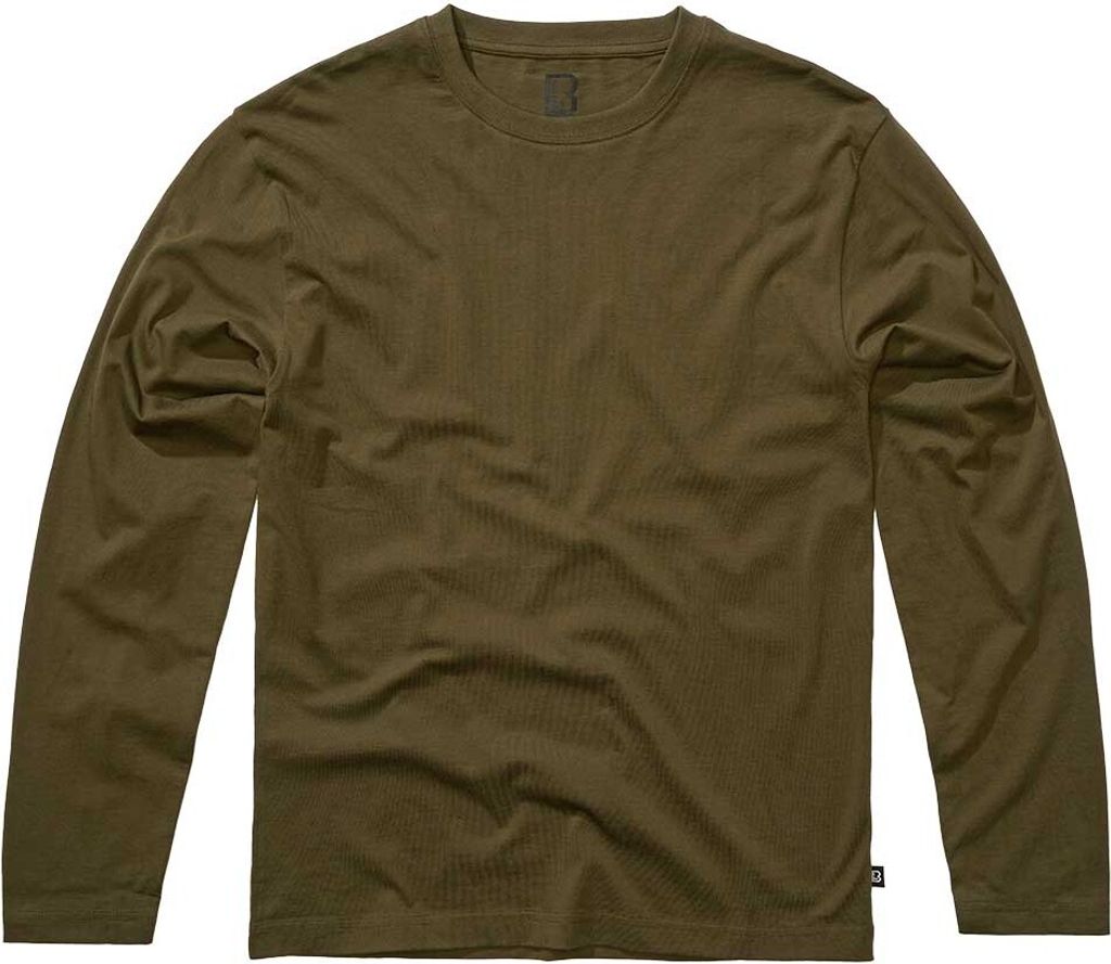 Brandit Premium Longsleeve Shirt Herren (Olive) Größe L