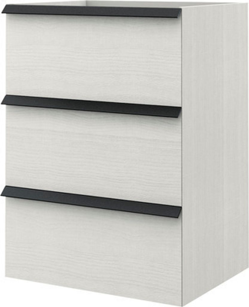 Waschtischunterschrank Baden Haus Qube Breite 60 cm weiß Rock 54969