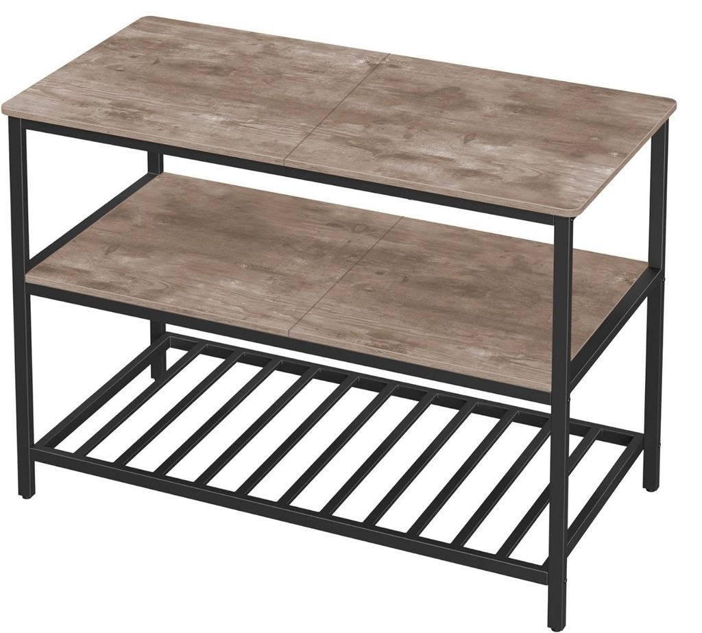 Hoppa! | Kücheninsel | Braun/Schwarz | Stahl - 120 x 52 x Produktbild 