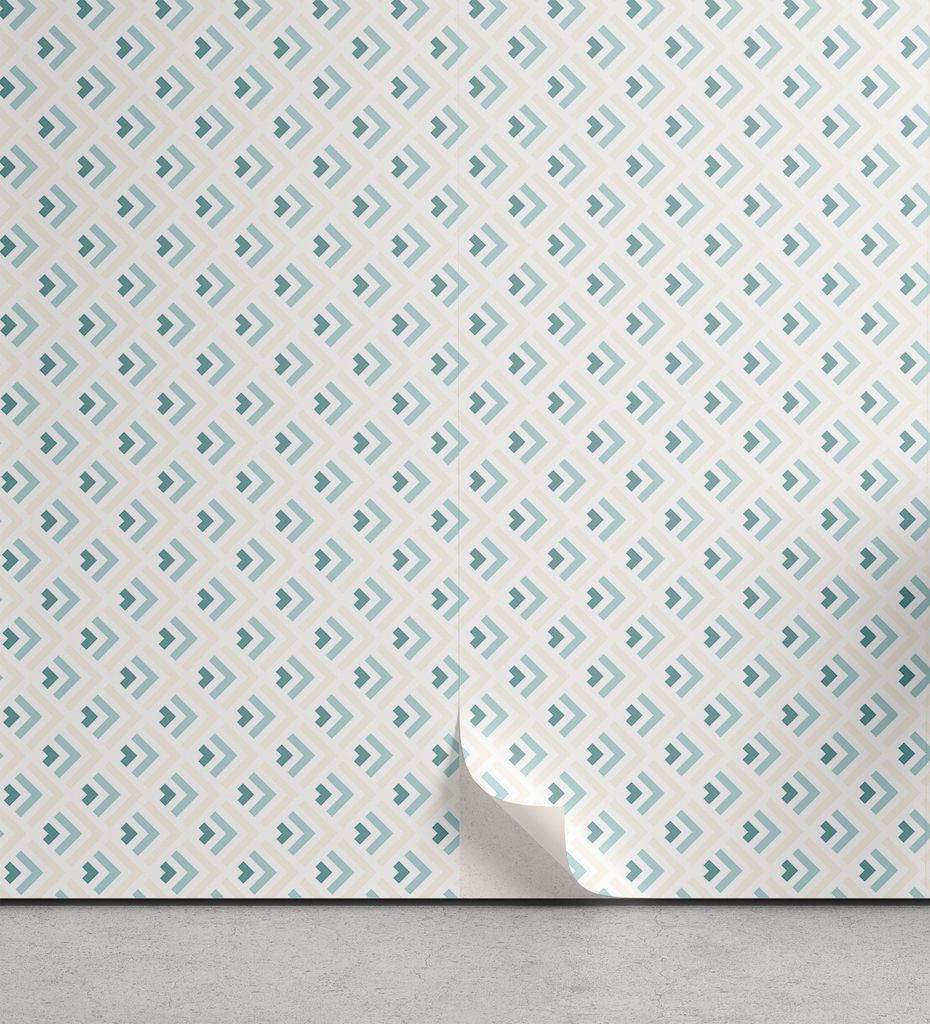 ABAKUHAUS Abstrakt abziehbare & klebbare Tapete für Zuhause, Minimalist Arrows, selbstklebendes Wohnzimmer Küchenakzent, 33 cm x 250 cm, Heller P...
