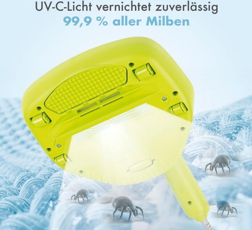 MAXXMEE Milben-Handstaubsauger Kompakt Antimilben-Sauger Produktbild 12