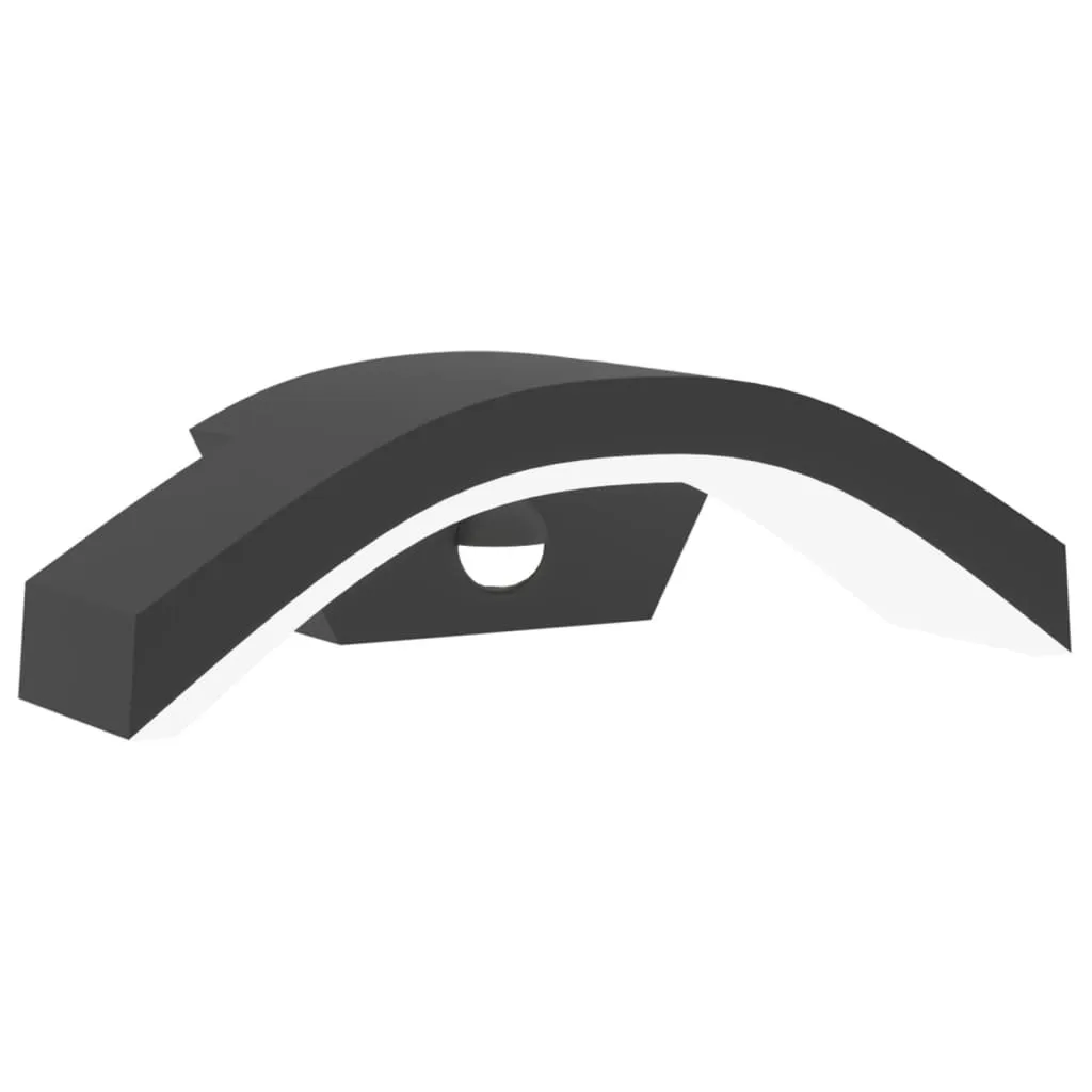Applique murale LED extérieur détecteur noir mat - Modèle IP65