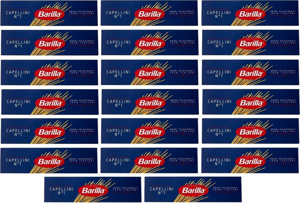 20x Pasta Barilla Capellini Nr. 1 italienisch Nudeln 500 g Produktbild 
