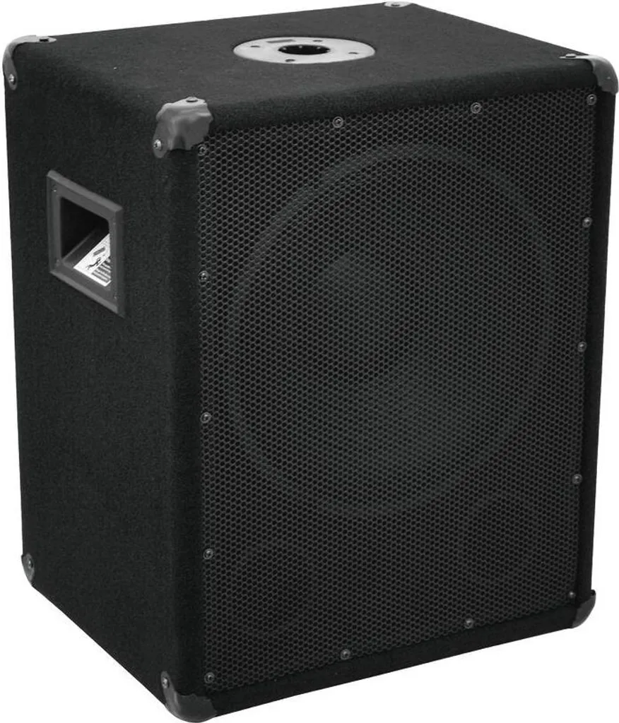 Subwoofer Passif 600W OMNITRONIC BX-1250 Enceinte de Basses de 12 Pouces