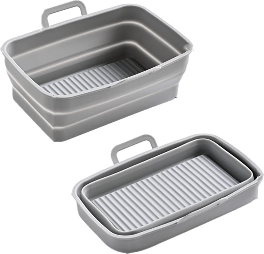 Teglia Silicone Riutilizzabile per Friggitrice ad Aria INF 19.5x12.7cm