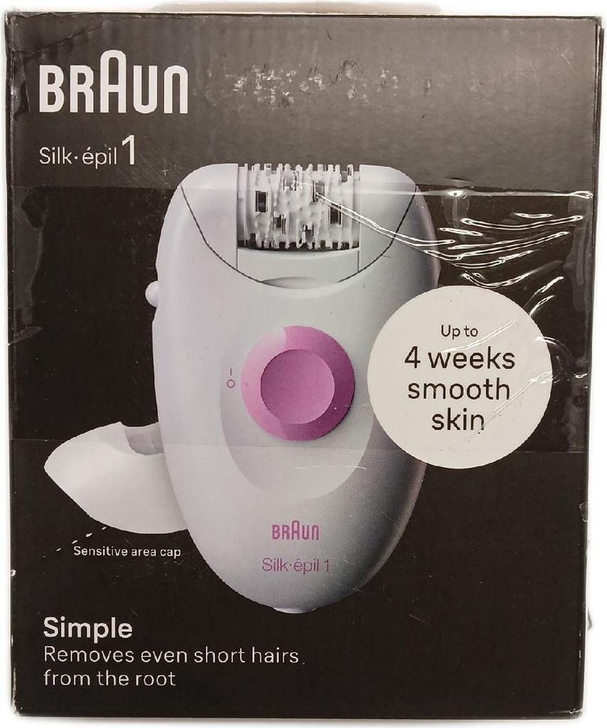 Braun Silk Epil 1 Elektrischer Epilierer Damen Kabel Rasur ideal Trimmer