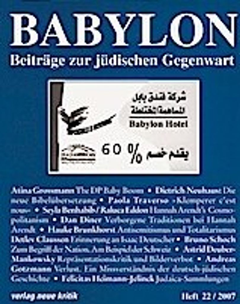 Babylon. Beiträge zur jüdischen Gegenwart