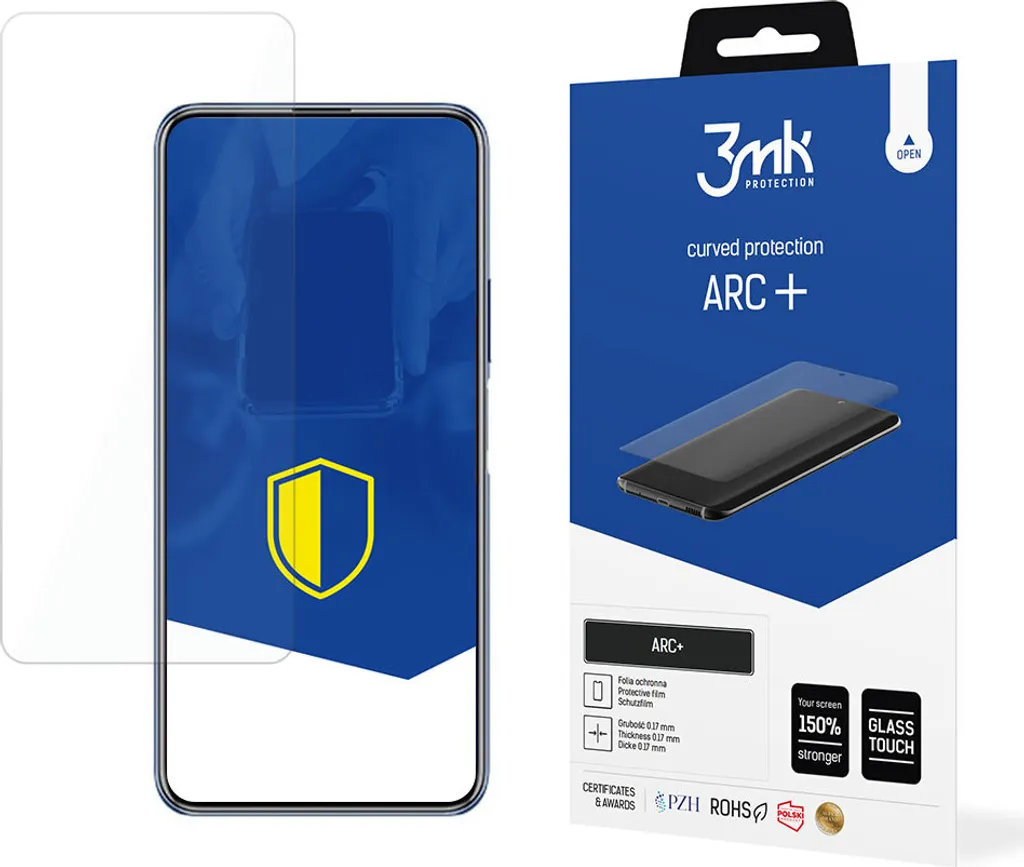 Protezione Totale Huawei Y9A con 3mk Arc+ | Tecnologia Self-Heal™