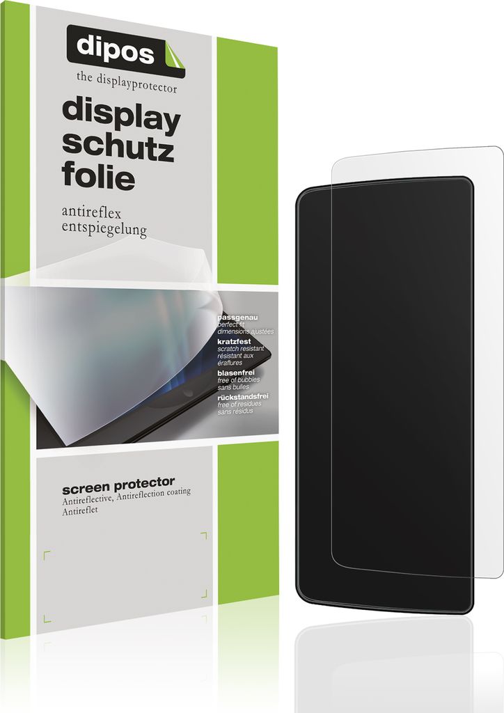 2x Schutzfolie für Taffio Tal6500 F-48 matt Displayschutzfolie Folie Display Schutz dipos