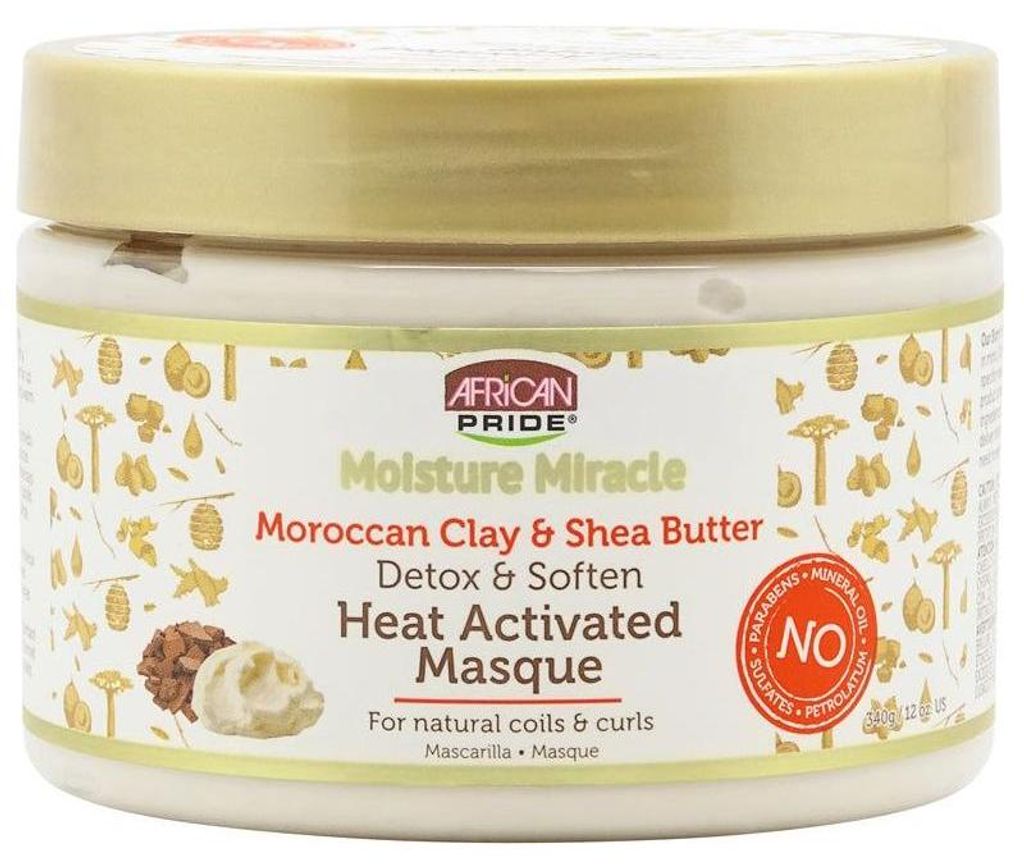 African Pride Glinka Marokańska i Masło Shea Maska Zdjęcie produktu 