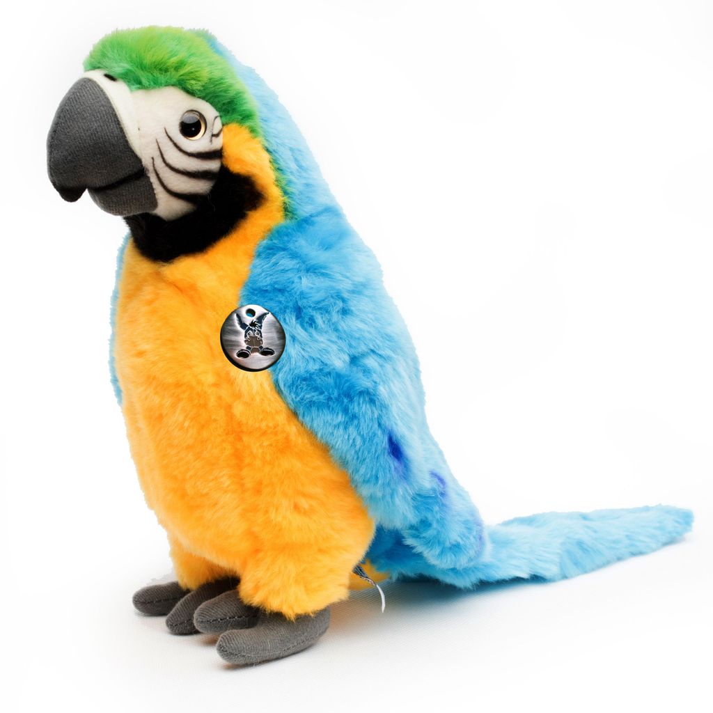 Kösen Papagei Kuscheltier Gelbbrustara blau/gelb 34 cm 